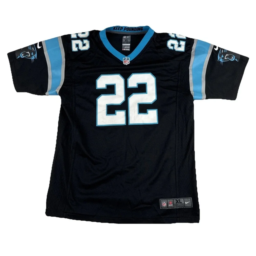 Christian McCaffrey Carolina Panthers Boys XL Nike NFL Jersey Black (18/20)